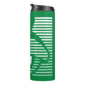 MARVIN HET MARTIAN™ Gestreept pictogram Thermosbeker (Geroteerd rechts)