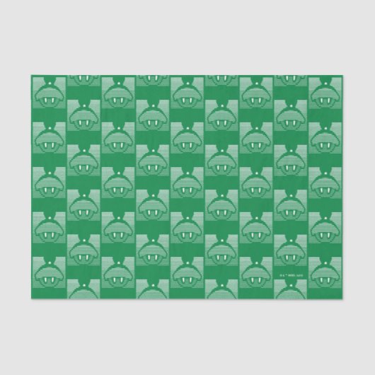 MARVIN HET MARTIAN™ Gestreept pictogram Tissuepapier (Voorkant)