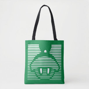 MARVIN HET MARTIAN™ Gestreept pictogram Tote Bag