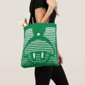 MARVIN HET MARTIAN™ Gestreept pictogram Tote Bag (Dichtbij)