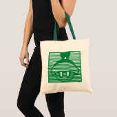 MARVIN HET MARTIAN™ Gestreept pictogram Tote Bag (Voorkant (product))