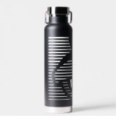 MARVIN HET MARTIAN™ Gestreept pictogram Waterfles (Voorkant)