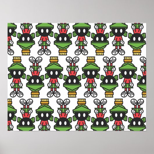 MARVIN HET MARTIAN™-KINDEND Patroon Poster (Voorkant)