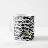 MARVIN HET MARTIAN™ Line Art Color Pop Patroon Koffiemok (Voorkant links)