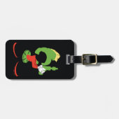 MARVIN HET MARTIAN™ silhouet met raygun Bagagelabel (Voorkant horizontaal)