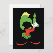 MARVIN HET MARTIAN™ silhouet met raygun Briefkaart (Voorkant / Achterkant)