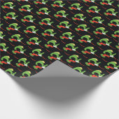 MARVIN HET MARTIAN™ silhouet met raygun Cadeaupapier (Hoek)