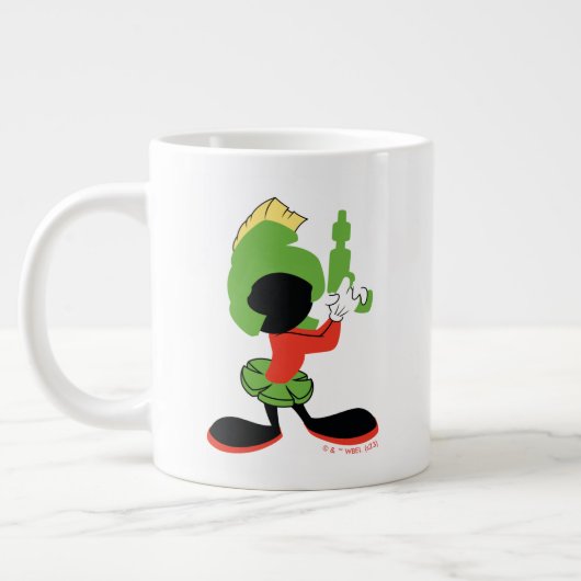 MARVIN HET MARTIAN™ silhouet met raygun Grote Koffiekop (Links)