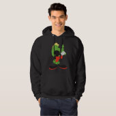 MARVIN HET MARTIAN™ silhouet met raygun Hoodie (Voorkant volledig)