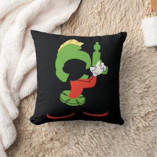 MARVIN HET MARTIAN™ silhouet met raygun Kussen