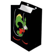 MARVIN HET MARTIAN™ silhouet met raygun Medium Cadeauzakje (Voorkant Gekanteld)
