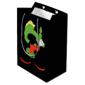 MARVIN HET MARTIAN™ silhouet met raygun Medium Cadeauzakje (Achterkant Gekanteld)