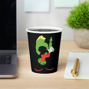 MARVIN HET MARTIAN™ silhouet met raygun Papieren Bekers