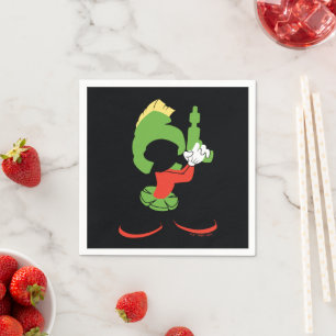 MARVIN HET MARTIAN™ silhouet met raygun Servet