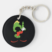MARVIN HET MARTIAN™ silhouet met raygun Sleutelhanger (Achterkant)