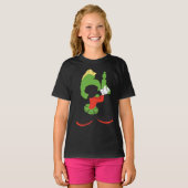 MARVIN HET MARTIAN™ silhouet met raygun T-shirt (Voorkant volledig)