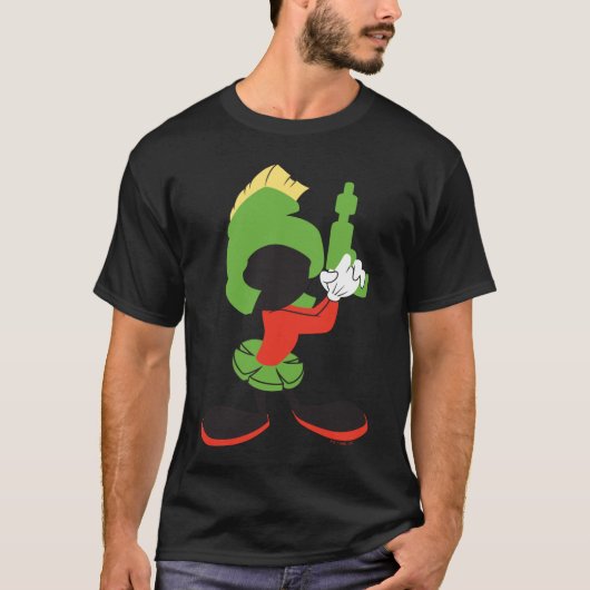 MARVIN HET MARTIAN™ silhouet met raygun T-shirt (Voorkant)