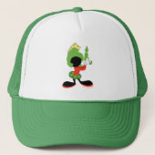 MARVIN HET MARTIAN™ silhouet met raygun Trucker Pet (Voorkant)