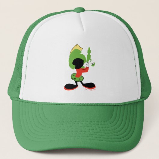 MARVIN HET MARTIAN™ silhouet met raygun Trucker Pet (Voorkant)