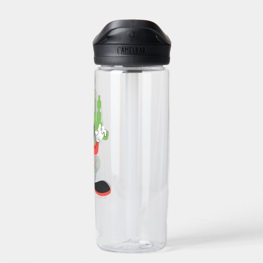 MARVIN HET MARTIAN™ silhouet met raygun Waterfles (Achterkant)