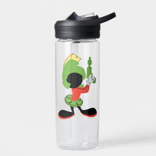MARVIN HET MARTIAN™ silhouet met raygun Waterfles (Links)