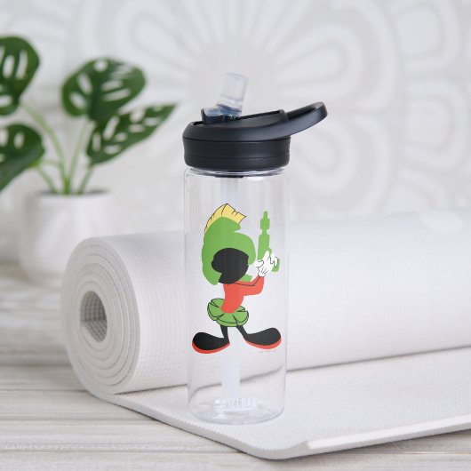 MARVIN HET MARTIAN™ silhouet met raygun Waterfles (Links)