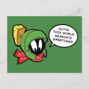 MARVIN MARTIAN™ "Buiten deze wereld" Holiday Feestdagenkaart