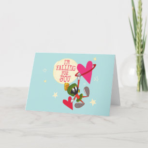 MARVIN MARTIAN™ - Ik val voor je aan Feestdagen Kaart