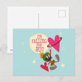 MARVIN MARTIAN™ - Ik val voor je aan Feestdagenkaart (Voorkant / Achterkant)