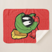 MARVIN MARTIAN™ "Outta This World" Holiday Sherpa Deken (Voorkant (horizontaal))