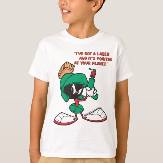 Marvin met laseraanwijzer t-shirt (Voorkant)