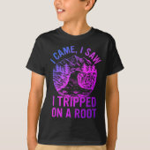Marvin Mickelson Design Co. I Came I Saw I Tripped T-shirt (Voorkant)