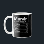 MARVIN Nutrition Funny Birthday Persoonlijke naam Koffiemok<br><div class="desc">MARVIN Nutrition Funny Birthday Persoonlijke naam Gift Idea</div>