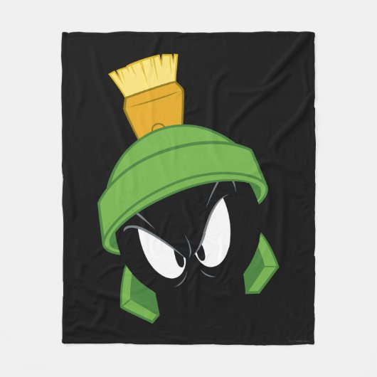 MARVIN THE MARTIAN™ Angry Face Fleece Deken (Voorkant)