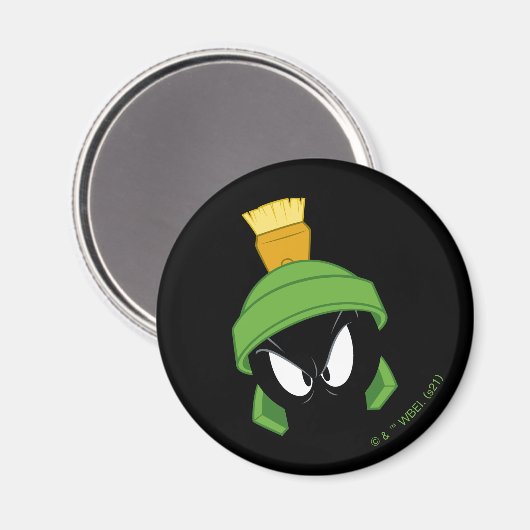 MARVIN THE MARTIAN™ Angry Face Magneet (Voorkant / Achterkant)
