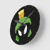 MARVIN THE MARTIAN™ Angry Face Ronde Klok (Hoek)