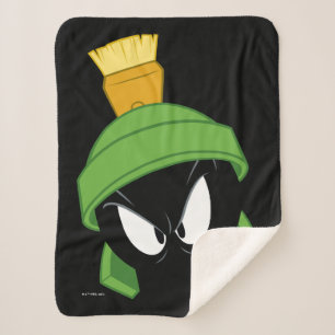 MARVIN THE MARTIAN™ Angry Face Sherpa Deken