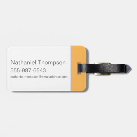 MARVIN THE MARTIAN™ Annoyed Bagagelabel (Achterkant horizontaal)