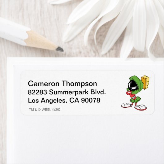 MARVIN THE MARTIAN™ Annoyed Etiket (Insitu)