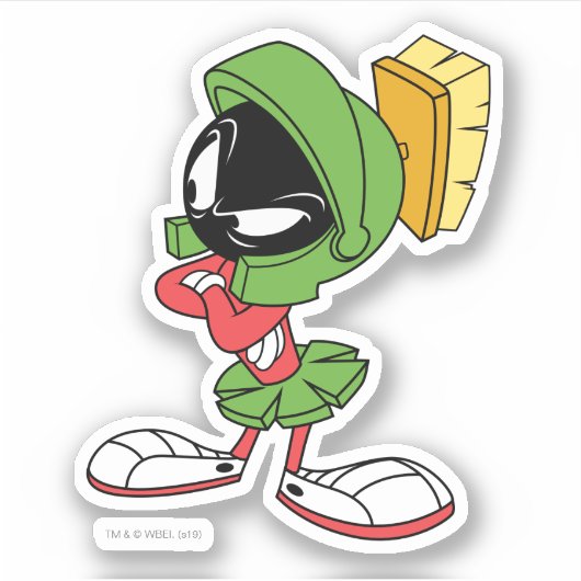 MARVIN THE MARTIAN™ Annoyed Sticker (Voorkant)