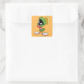 MARVIN THE MARTIAN™ Annoyed Vierkante Sticker (Tas)