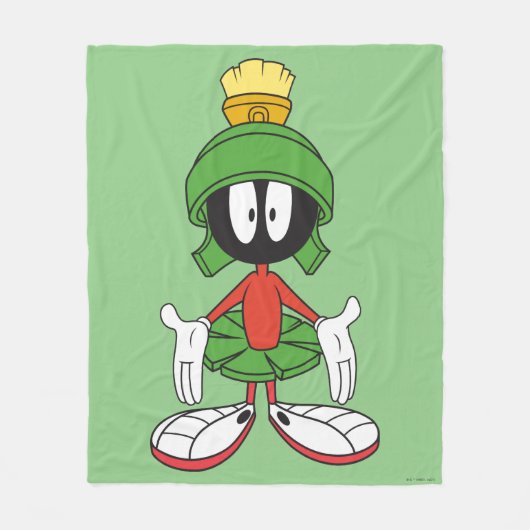 MARVIN THE MARTIAN™ armen open Fleece Deken (Voorkant)