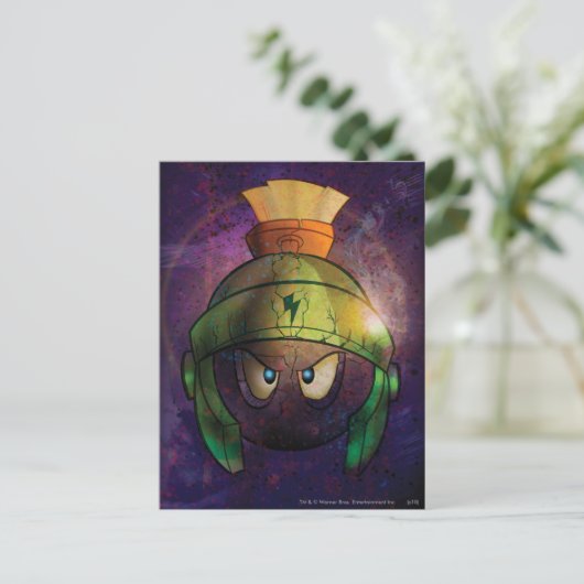 MARVIN THE MARTIAN™ Battle Hardened Briefkaart (Staand voorkant)