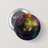 MARVIN THE MARTIAN™ Battle Hardened Ronde Button 5,7 Cm (Voorkant /achterkant)