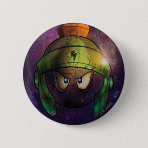 MARVIN THE MARTIAN™ Battle Hardened Ronde Button 5,7 Cm