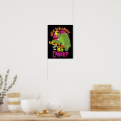 MARVIN THE MARTIAN™ & BUGS BUNNY™ "Geen snoep" Poster (Keuken)