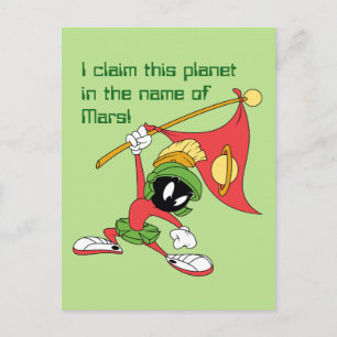 MARVIN THE MARTIAN™ Claousful Planet Briefkaart