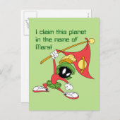 MARVIN THE MARTIAN™ Claousful Planet Briefkaart (Voorkant / Achterkant)
