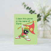 MARVIN THE MARTIAN™ Claousful Planet Briefkaart (Staand voorkant)