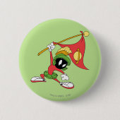 MARVIN THE MARTIAN™ Claousful Planet Ronde Button 5,7 Cm (Voorkant)